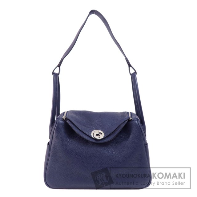 VINTAGE エルメス アルザンミニ ブルー系/S金具 HERMES エルメス アルザンミニ シルバー金具 ハンドバッグ