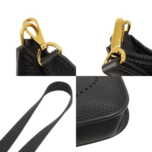 HERMES エルメス エブリンTPM 黒 ブラック ゴールド金具
