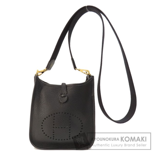 国内即 HERMES エルメス エブリン TPM 16 ブラック HERMES エルメス エブリンTPM 黒 ブラック ゴールド金具