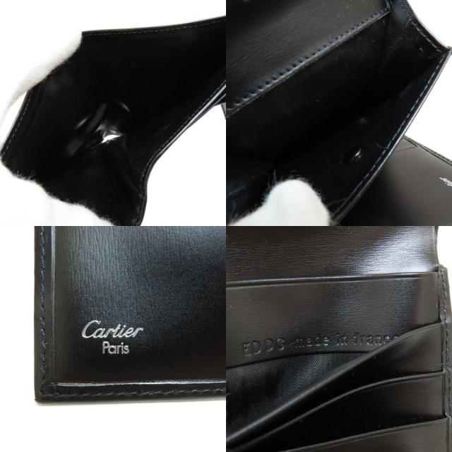 カルティエ CARTIER パンテール 三つ折り 長財布 豹 パンサー 長財布  