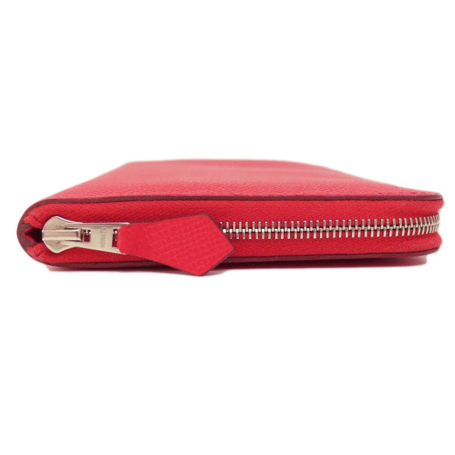 HERMES エルメス アザップロング レッド シルバー金具 長財布（小銭 