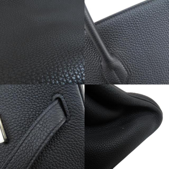 HERMES エルメス バーキン40 黒 ブラック シルバー金具