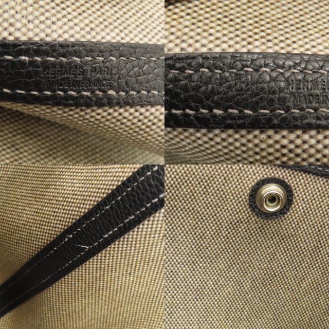 HERMES エルメス ガーデンパーティPM グレー シルバー金具