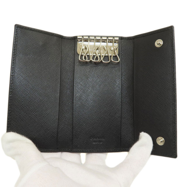 PRADA プラダ 2M0223 ロゴ刻印 キーケース レザー ユニセックス