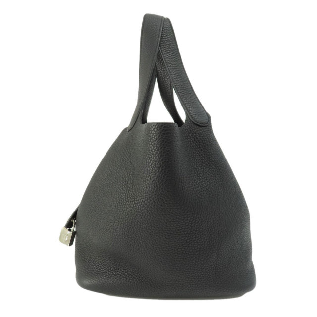 HERMES エルメス ピコタンロックMM 黒 ブラック シルバー金具  