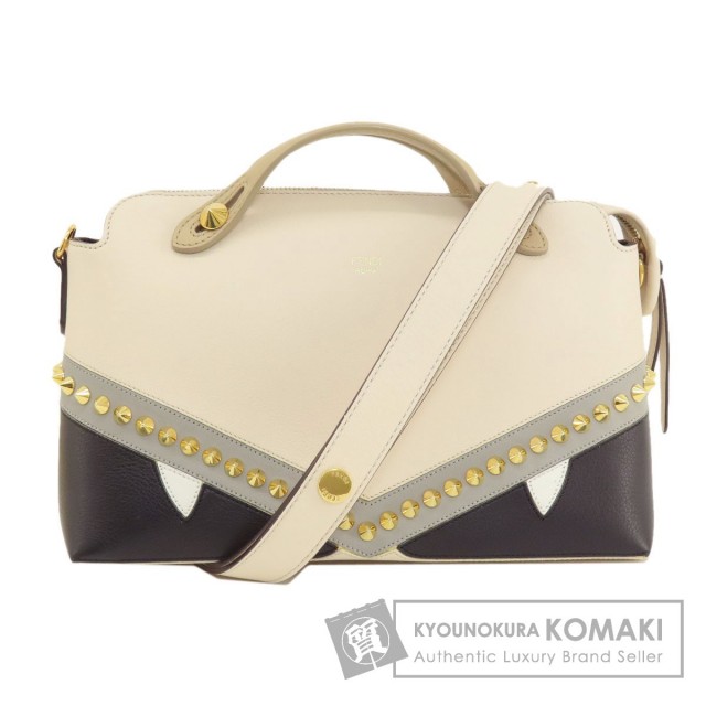 FENDI フェンディ モンスター バイザウェイ 2WAY ハンドバッグ カーフ  
