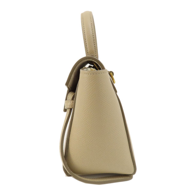 CELINE セリーヌ ナノ ベルトバッグ 2WAY ハンドバッグ カーフ レディース 