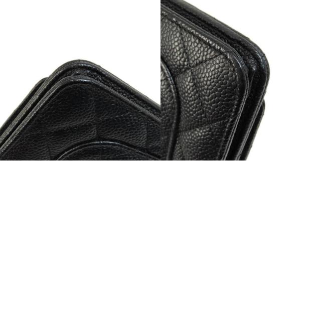 CHANEL シャネル チェーンウォレット マトラッセ シルバー金具 長財布  