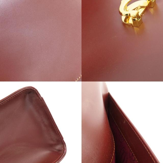 CARTIER カルティエ マストライン ハンドバッグ レザー レディース