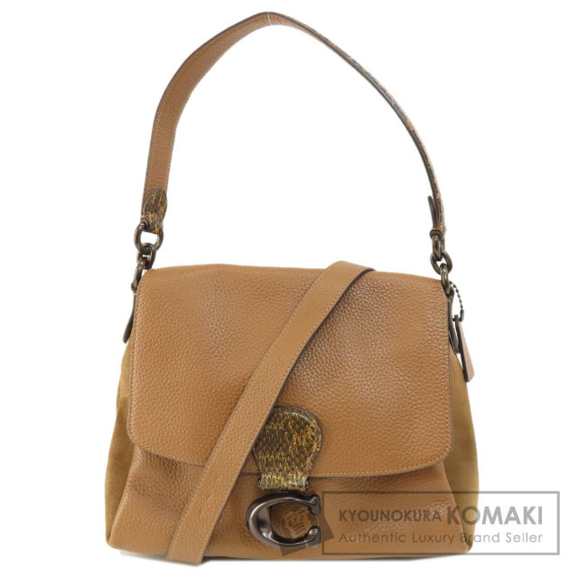 COACH コーチ 4612 パイソン柄 2WAY ショルダーバッグ レザー  