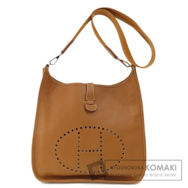 HERMES エルメス エブリンGM ゴールド シルバー金具 ショルダーバッグ  