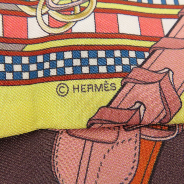【レア商品】HERMES レディーススカーフ ツイリー♪ HERMES エルメス ツイリー スカーフ シルク レディース ブランド