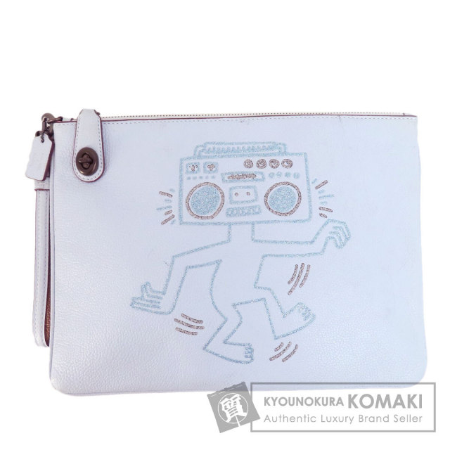 COACH  コーチ　クラッチバッグ　キースヘリング　コラボ　UFO 激レア COACH コーチクラッチバッグキースヘリングコラボUFO 激レア