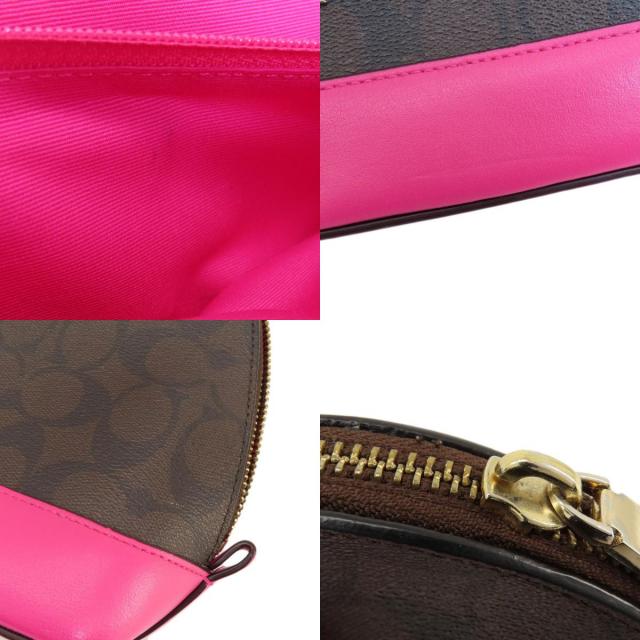 COACH コーチ F58295 シグネチャー 2WAY ハンドバッグ PVC レディース 