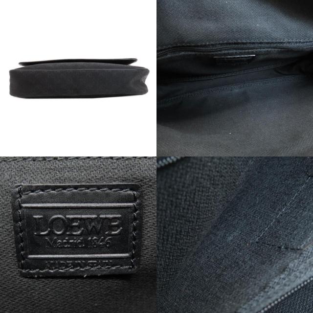 LOEWE ロエベ ロゴパターン ショルダーバッグ キャンバス レディース