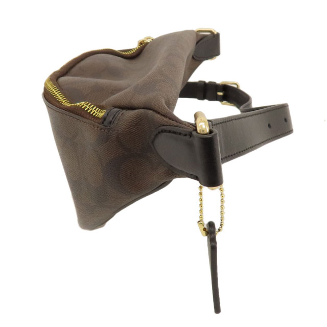 COACH コーチ F48740 シグネチャー ボディバッグ PVC/レザー