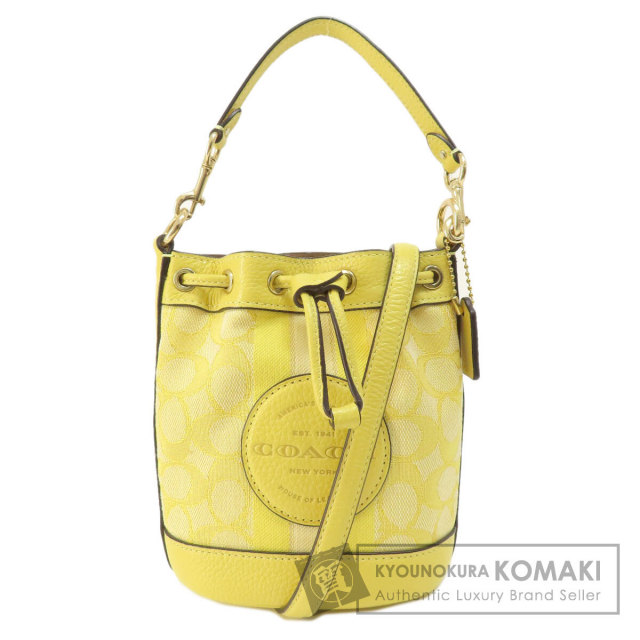COACH コーチ C8322 ミニ デンプシー バケット シグネチャー 2WAY 