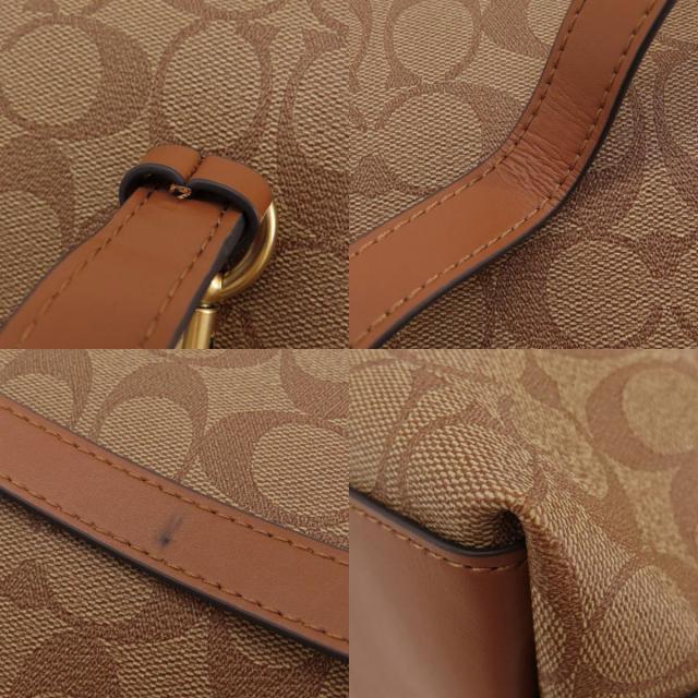 COACH コーチ F85696 シグネチャー 2WAY ハンドバッグ PVC レディース