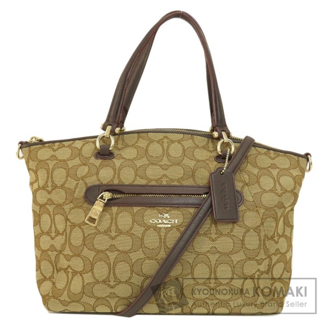 COACH コーチ 58875 シグネチャー 2WAY トートバッグ キャンバス