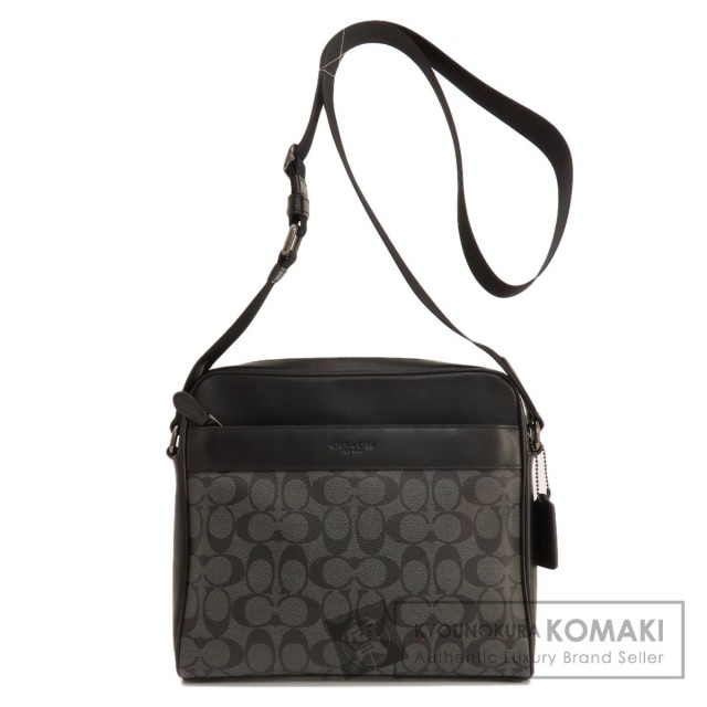 ＜COACH＞コーチバッグ ショルダーバッグ F28456 ブラックメンズバッグ 楽天市場】コーチ COACH ショルダーバッグ レザー PVC
