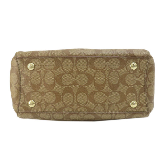 COACH コーチ F34605 シグネチャー 2WAY ハンドバッグ PVC レディース