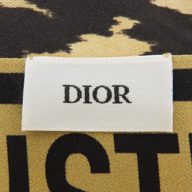 Christian Dior シルクスカーフ レオパード柄 CHRISTIAN DIOR クリスチャンディオール レオパード柄 スカーフ