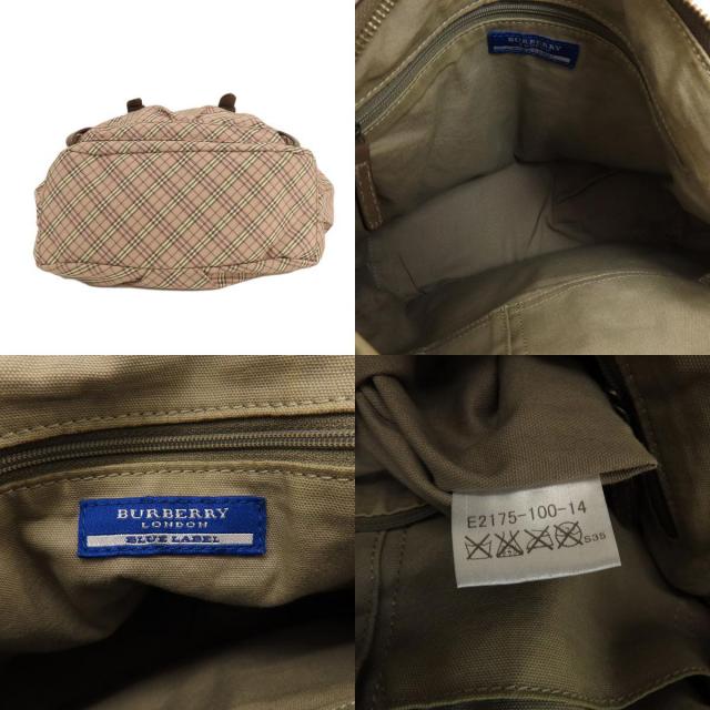 BURBERRY BLUE LABEL ショルダーバッグ チェック柄2way