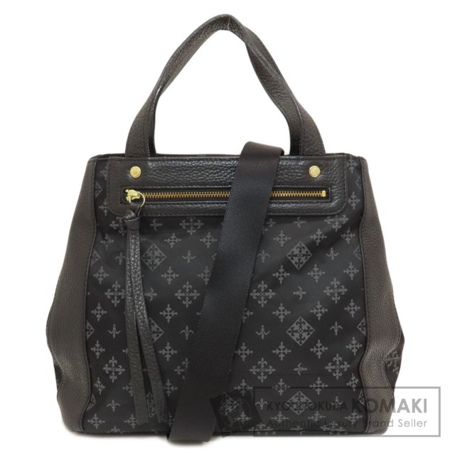 russet ラシット 百合紋章 2WAY ハンドバッグ ナイロン素材 レディース  