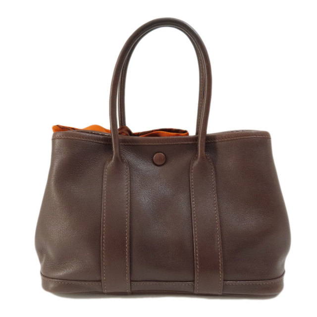 HERMES エルメス ガーデンパーティ TTPM ツイリー ハバナ ハンドバッグ 