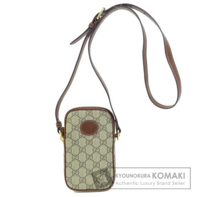 GUCCI グッチ 700959 ミニショルダーポーチ GG ショルダーバッグ PVC  