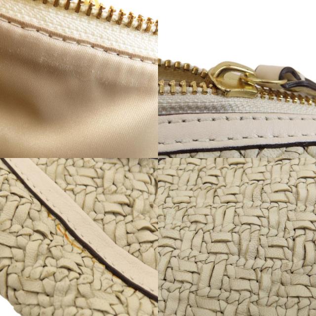 COACH コーチ 19341 編み込み トートバッグ レザー レディース