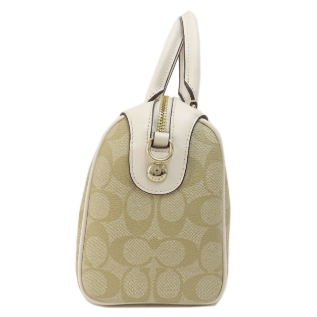 COACH コーチ F58312 シグネチャー 2WAY ハンドバッグ PVC レディース