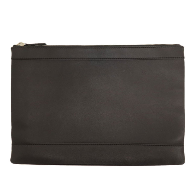 BALENCIAGA バレンシアガ ロゴ クラッチバッグ レザー レディース