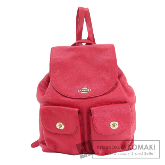 COACH コーチ F37410 ロゴ リュック・デイパック レザー レディース  