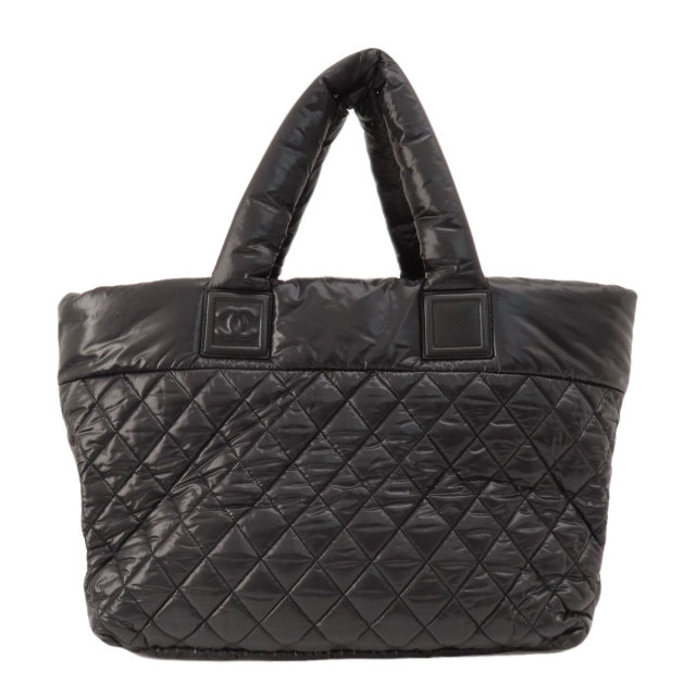 CHANEL シャネル コココクーン シルバー金具 ハンドバッグ ナイロン 