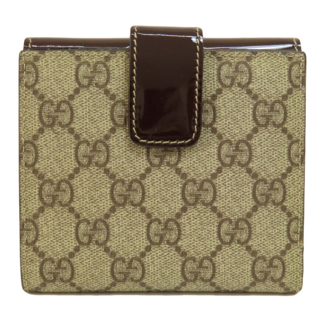 GUCCI グッチ 203558 GGスプリーム リボンモチーフ 二つ折り財布（小銭 