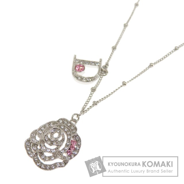 CHRISTIAN DIOR クリスチャンディオール バラモチーフ ラインストーン 