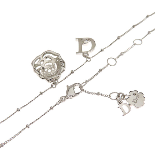 CHRISTIAN DIOR クリスチャンディオール バラモチーフ ラインストーン  