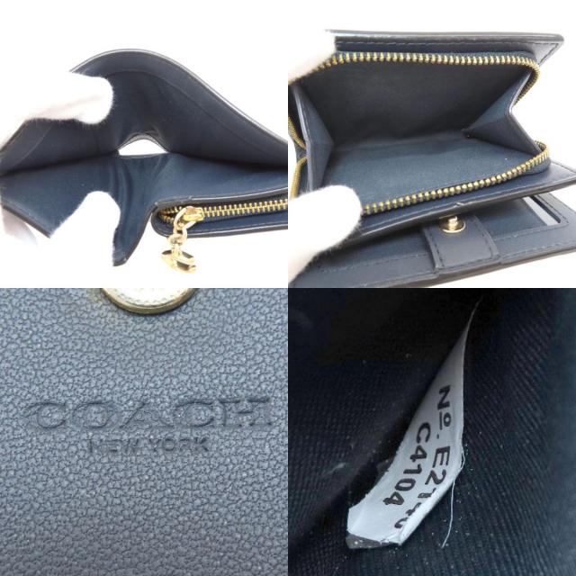 COACH ロゴパターン ポーチ 12U-6622 COACH ロゴパターン 二つ折り財布
