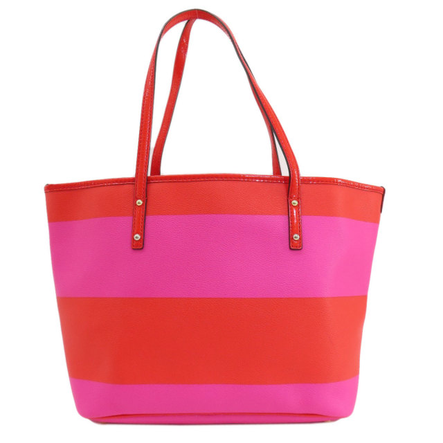 kate spade ケイトスペード ボーダー トートバッグ PVC レディース