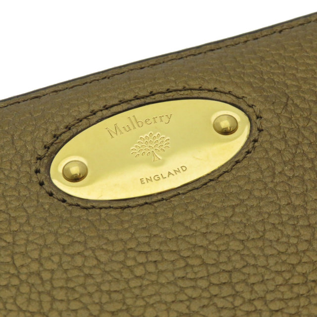 MULBERRY マルベリー ロゴプレート コインケース レザー レディース