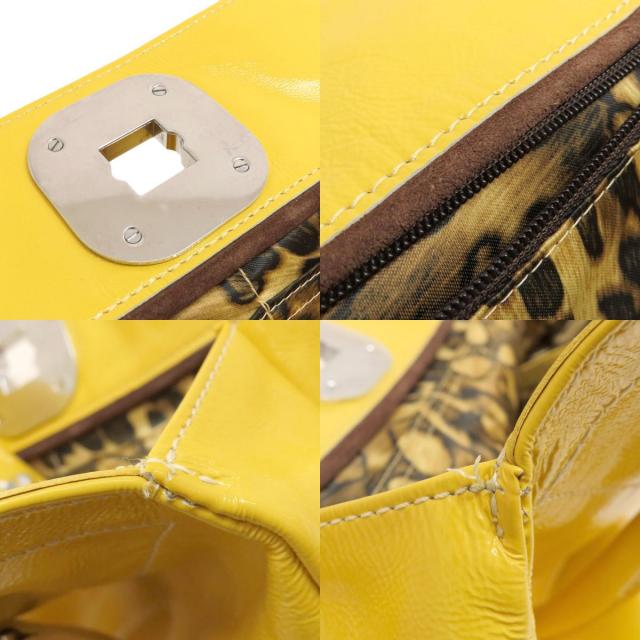 Longchamp ロンシャン ロゴ トートバッグ エナメル レディース