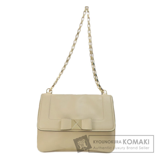 kate spade ケイトスペード リボンモチーフ ショルダーバッグ レザー  