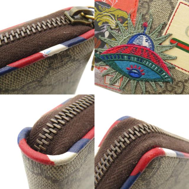 GUCCI グッチ 473909 クーリエ GGスプリーム 長財布（小銭入れあり  