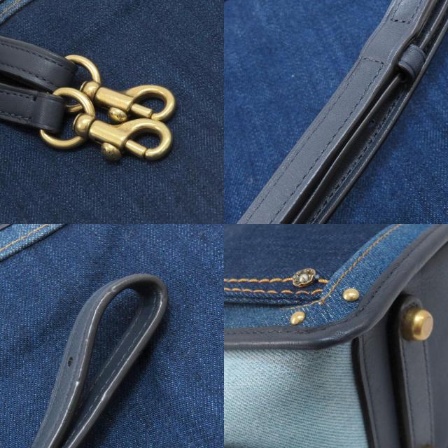 COACH✨ドリーマー2way デニムコレクション　花柄　54066 刻印金具 COACH コーチ 54066 ドリーマー 2WAY ハンドバッグ デニム