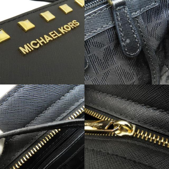 マイケルコース　2way ショルダーバック　黒　スタッズ　シルバー金具 楽天市場】【Michael Kors】マイケルコース スター スタッズ