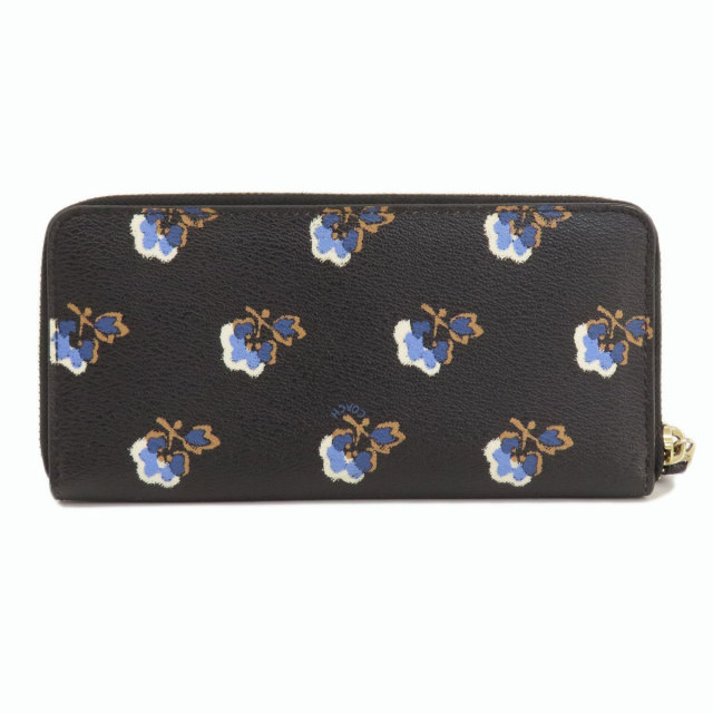 COACH コーチ F59886 フラワーモチーフ 長財布（小銭入れあり） PVC 