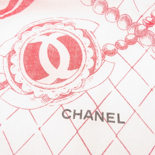 CHANEL シャネル ココマーク スカーフ コットン レディース