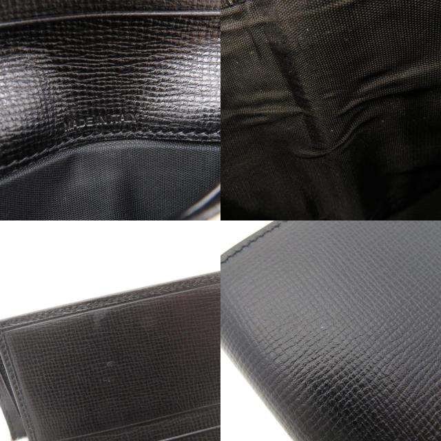 BALLY バリー ロゴモチーフ 二つ折り財布（小銭入れなし） カーフ