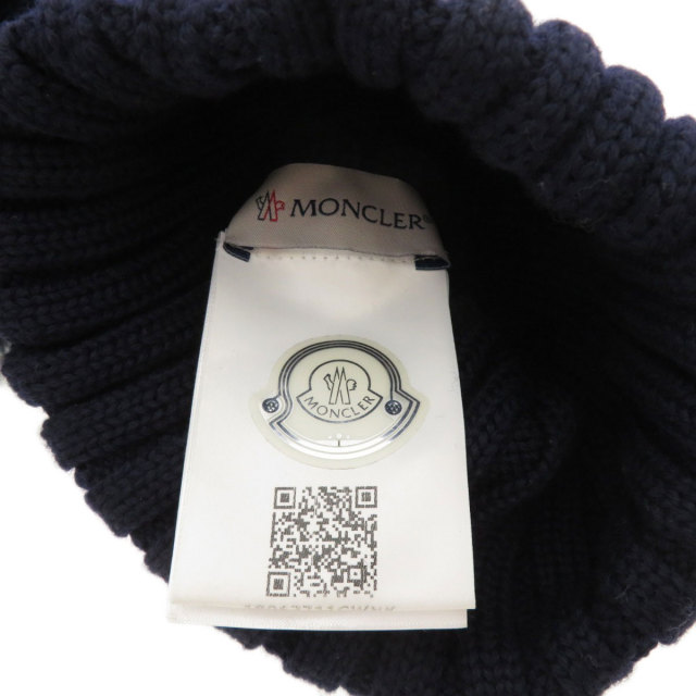 MONCLER モンクレール ニット帽 帽子 ウール/フォックスファー レディース 